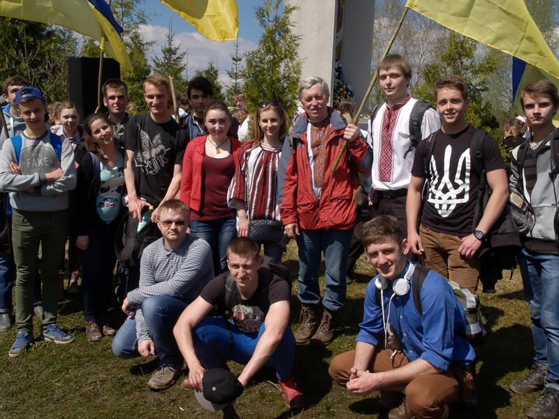 Студенти факультету електроніки взяли участь у відзначенні 100-річчя переможного бою під Маківкою
