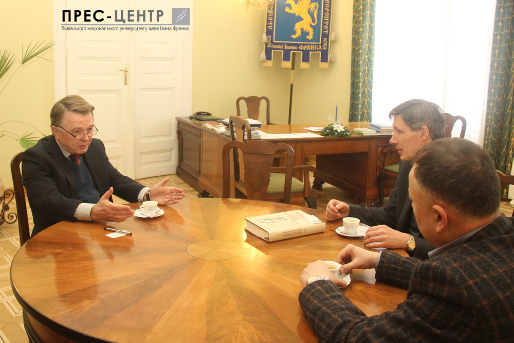 The Director of the Agency of the Ukrainian World Congress in Ukraine Serhiy Kasianchuk visited his Alma Mater