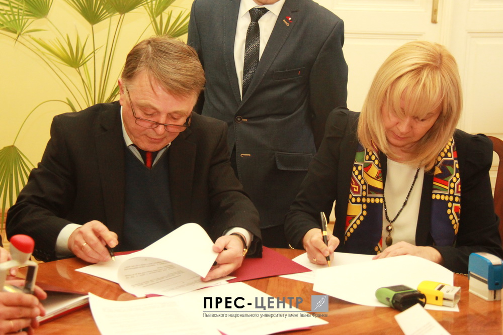 Ректор Університету підписав угоду про співпрацю з Університетом Марії Кюрі-Склодовської у Любліні