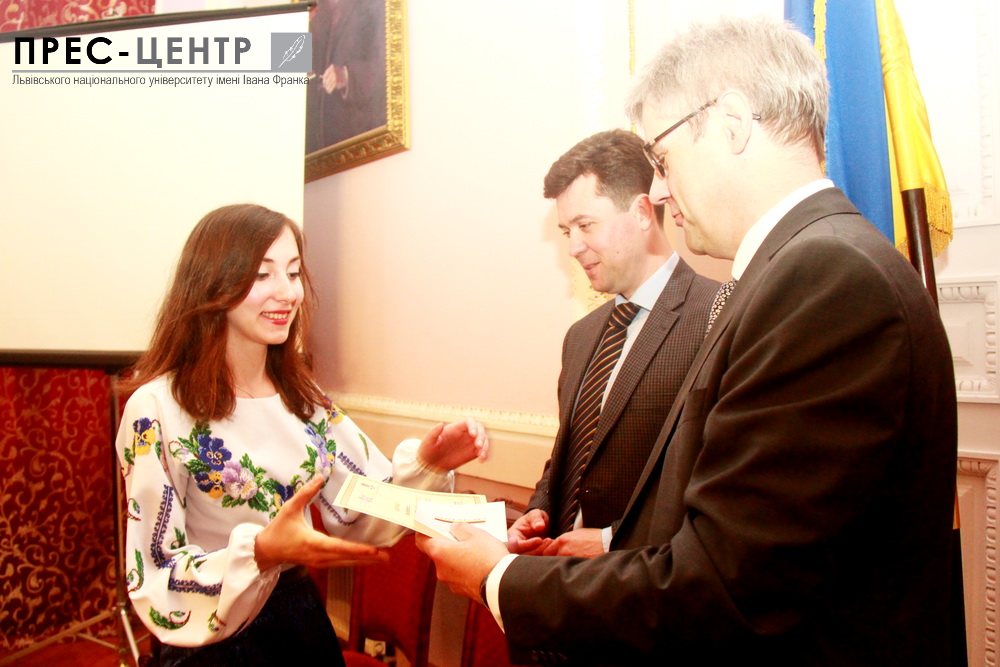 Seven law students of Lviv University awarded international certificates for attending German Law Course