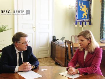 Ректор Університету зустрівся з Надзвичайним і Повноважним Послом Словенії в Україні