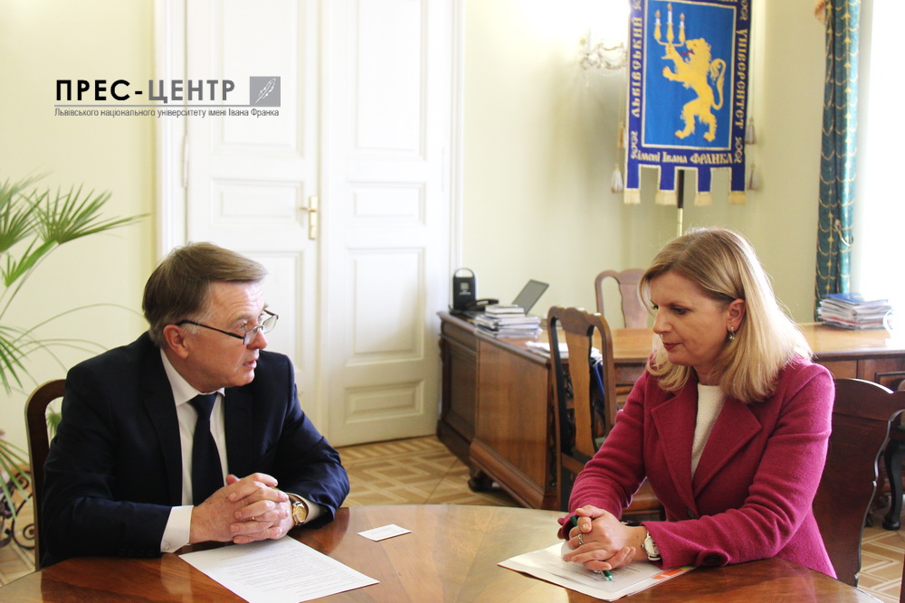 The Rector of the University met the Ambassador Extraordinary and Plenipotentiary of Slovenia to Ukraine