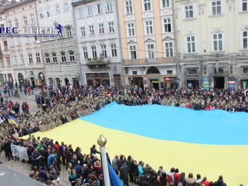 Університетська спільнота долучилась до акції публічного виконання Державного Гімну України