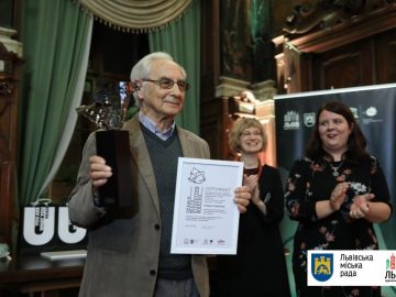 Професора Андрія Содомору відзначили премією Міста літератури ЮНЕСКО