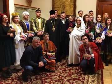 Студенти та працівники Університету відвідали духовних лідерів України із вертепом та колядою
