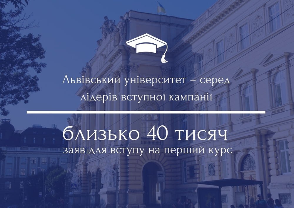 Львівський університет – серед лідерів вступної кампанії
