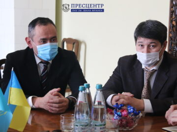 Ректор Володимир Мельник поспілкувався із представниками Посольства Казахстану в Україні