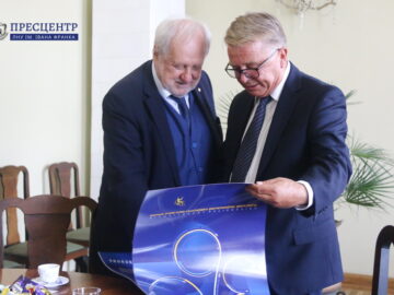 Ректор Володимир Мельник зустрівся із Президентом Польської академії наук Єжи Душинським
