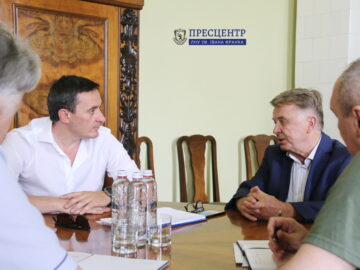 Ректор Володимир Мельник зустрівся із головою Державної служби якості освіти Русланом Гураком