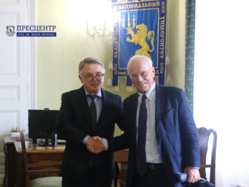 Ректор Володимир Мельник зустрівся із очільником Посольства Швеції в Україні Леннартом Ліннером
