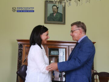 Ректор Володимир Мельник зустрівся із Надзвичайним і Повноважним Послом Канади в Україні Ларисою Ґаладзою