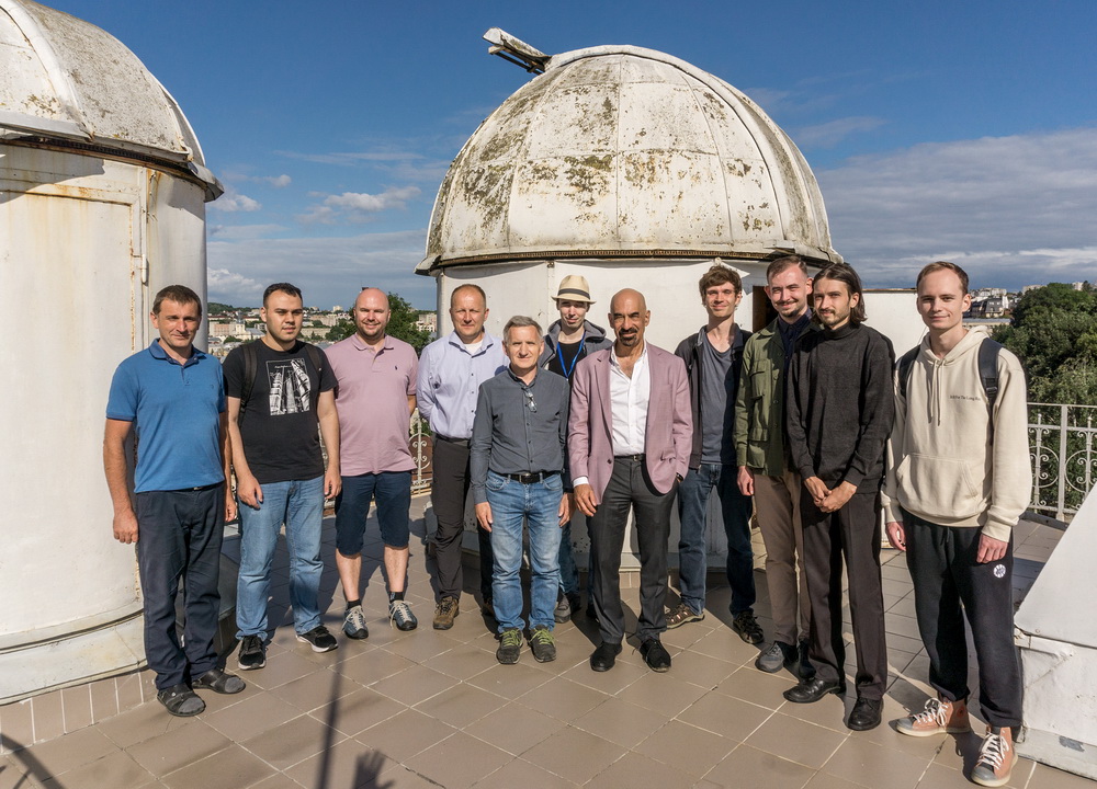 Cosmologist, Princeton University professor and Simons Foundation President, David Spergel, visited the Ivan Franko National University of Lviv