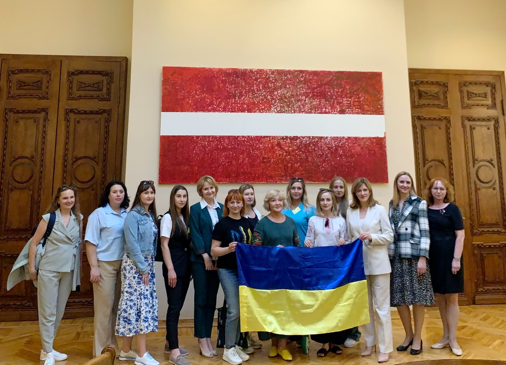 Representatives of the Ivan Franko National University of Lviv took part in a study visit to the University of Latvia