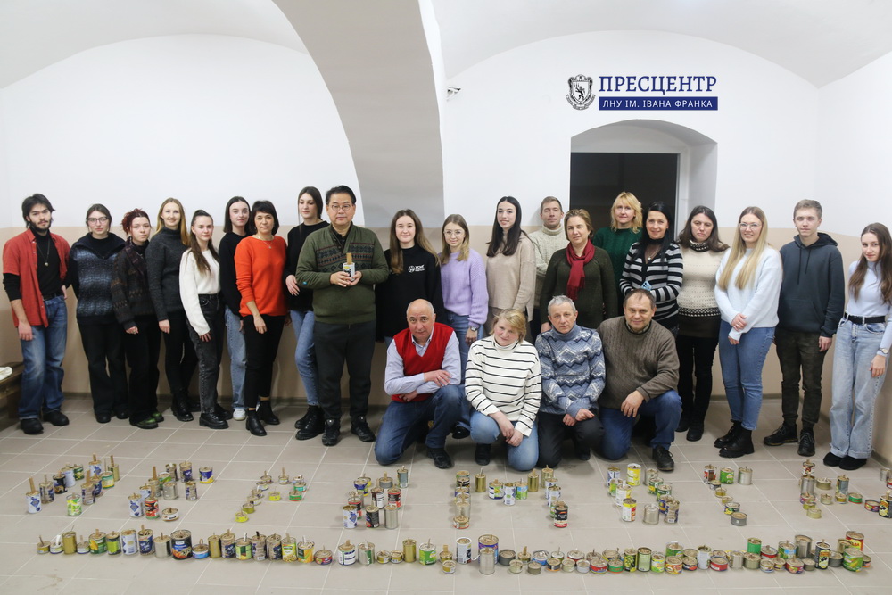 Students and teachers of the Faculty of Geography continue to make trench candles for the Armed Forces of Ukraine
