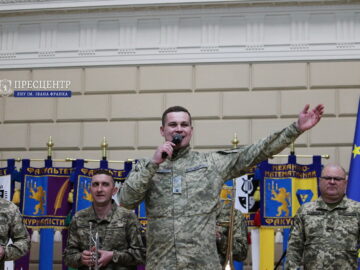 У Львівський університет завітав військовий оркестр 93 Окремої механізованої бригади «Холодний Яр»