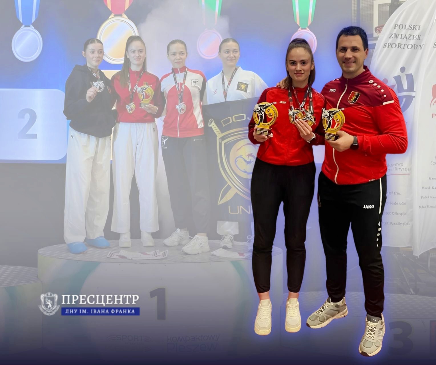 Студентка Львівського університету Анна Мотало – переможниця міжнародних змагань з карате Central Poland Open Grand Prix Karate